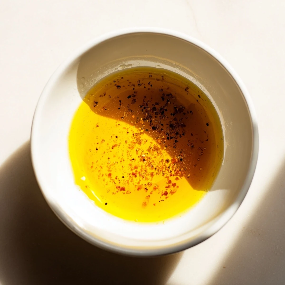 Creamy Simple Honey Vinaigrette showcases a perfectly balanced sweet and tangy flavor for your greens.