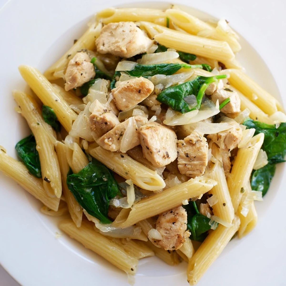 One-Pot Spinach Chicken Pasta