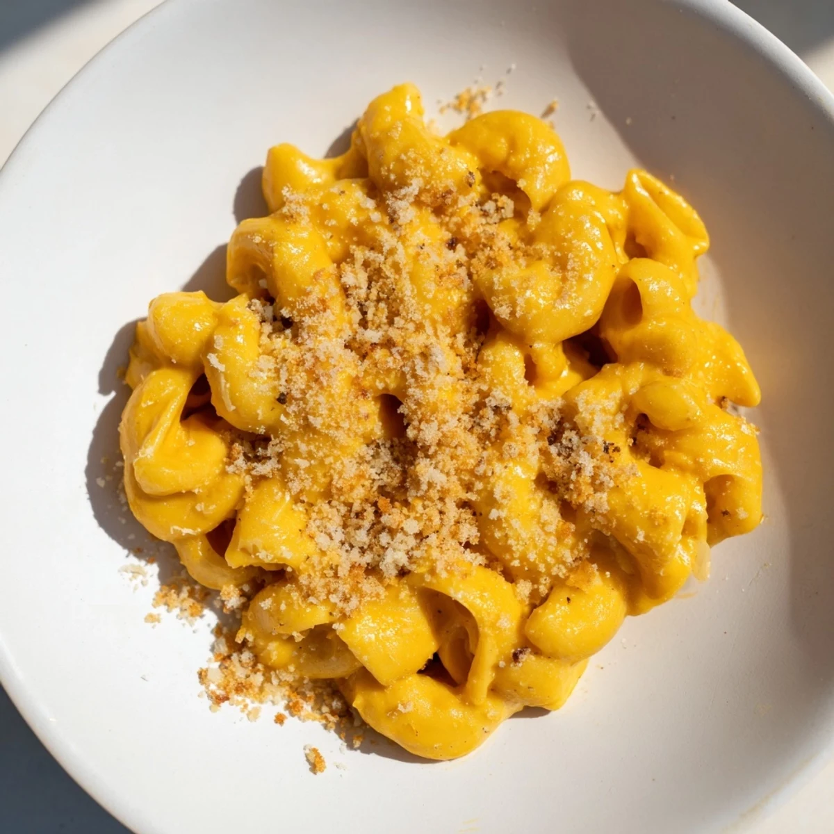 Golden-topped Butternut Squash Mac with bubbling cheese offers a rich, flavorful, comforting dinner.