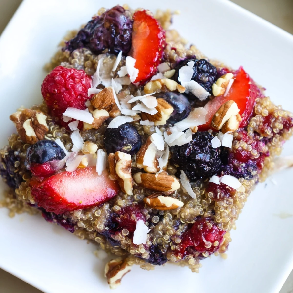 Berry Quinoa Breakfast Bake