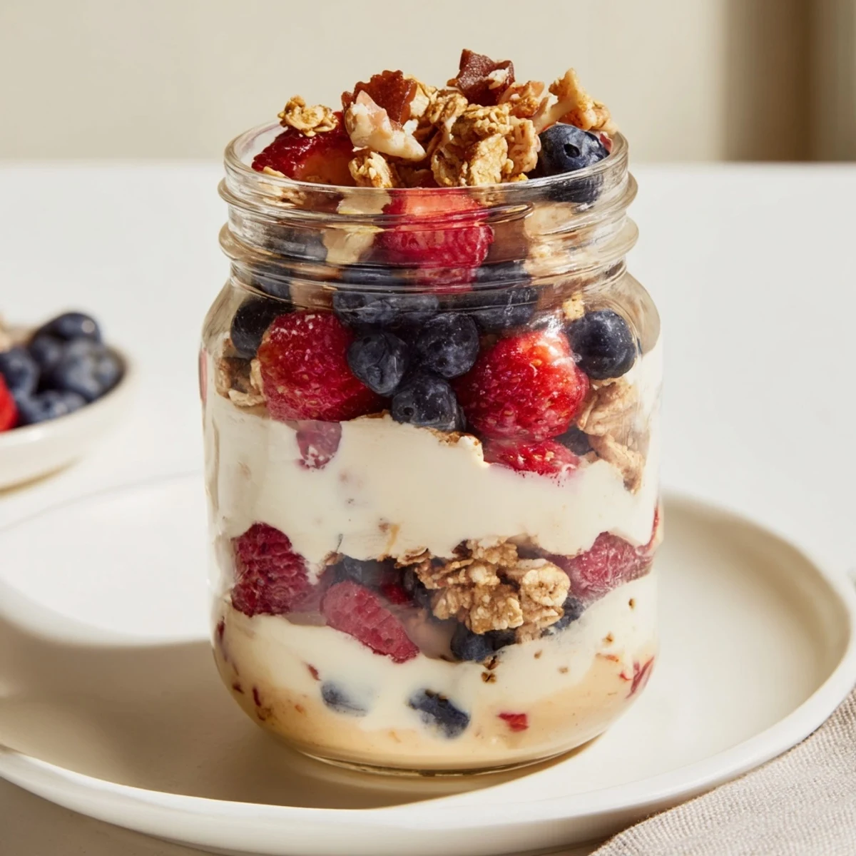 Cashew Butter Yogurt Parfait