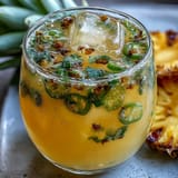 Refreshing Pineapple Jalapeño Agua Fresca, ideal for a cool, sweet, and spicy beverage.