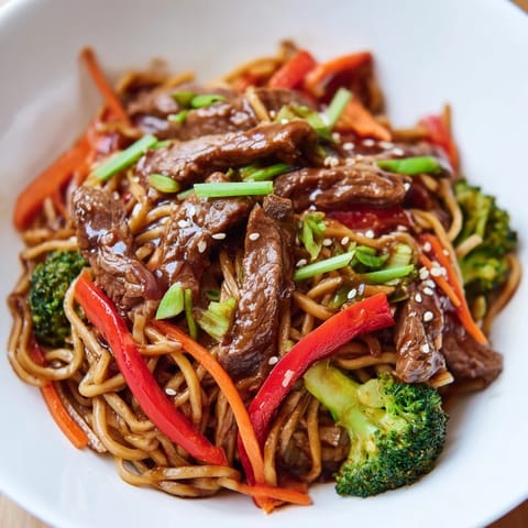 Easy Beef Stir-Fry Lo Mein