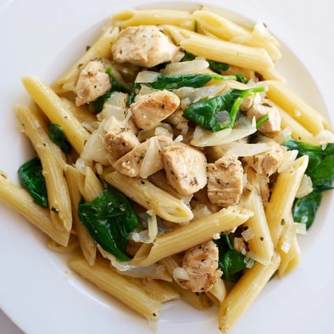 One-Pot Spinach Chicken Pasta