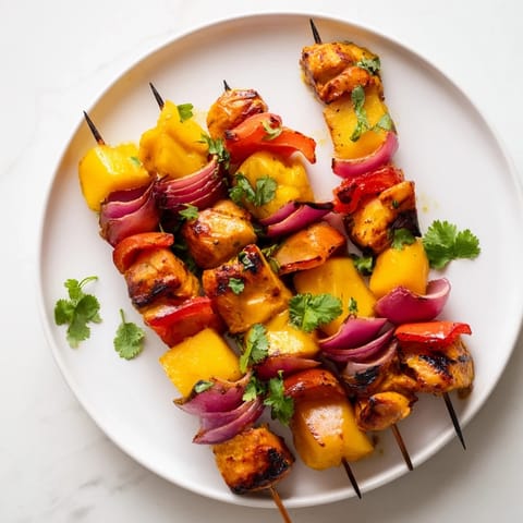 Mango Lime Chicken Skewers