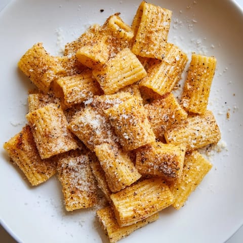 Crunchy Parmesan Pasta Chips
