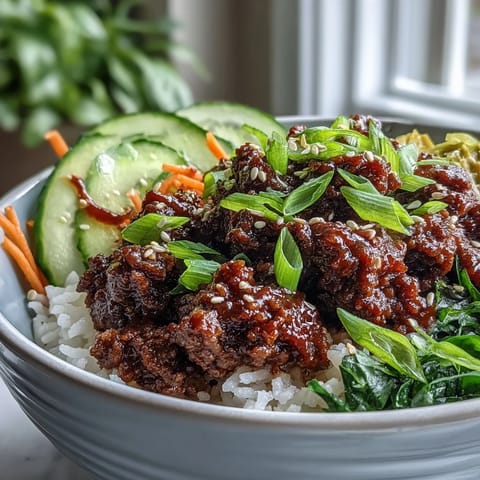 Easy Korean Beef Bowl