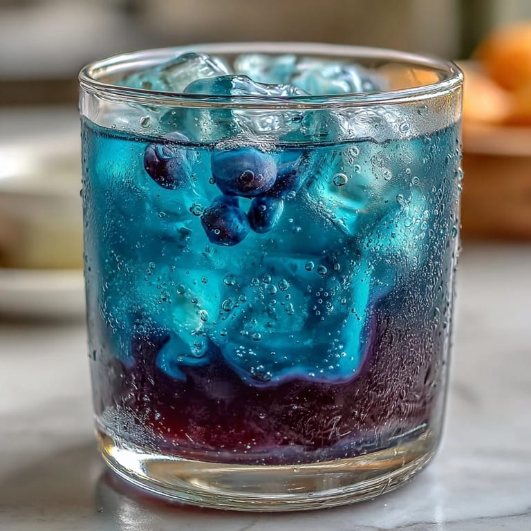 2. Refreshing color-changing lemonade made with butterfly pea flowers, where citrus transforms the blue infusion into a beautiful purple hue, perfect for parties.