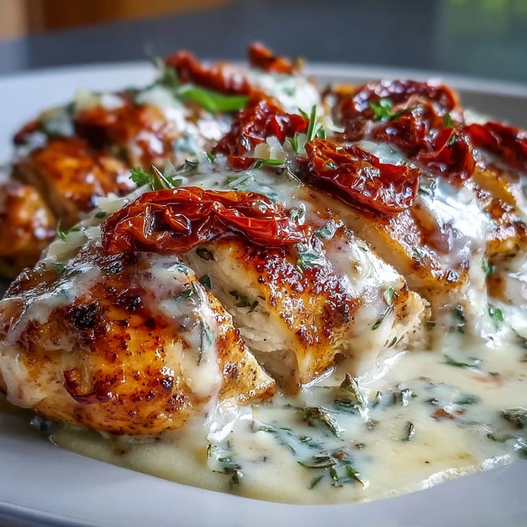 Rich, luscious marry me chicken, a weeknight indulgence with fresh herbs.