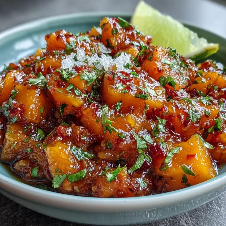 Easy-to-make mango habanero salsa bursting with fresh, tropical, and fiery flavors.