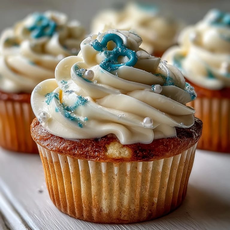 Deliciously decorated Cancer cupcakes, perfect for a sparkling birthday celebration.
